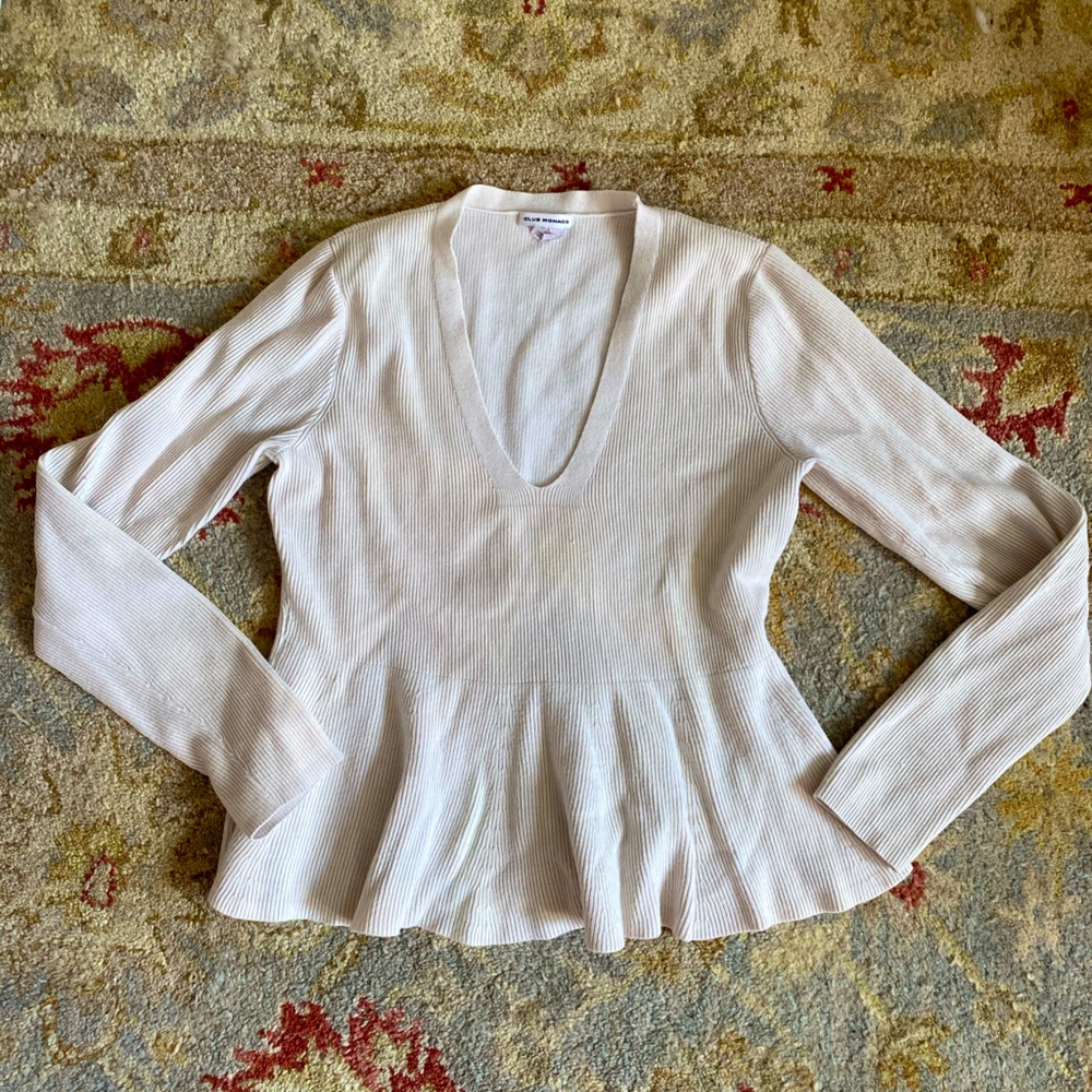 Club Monaco ribbed sweater